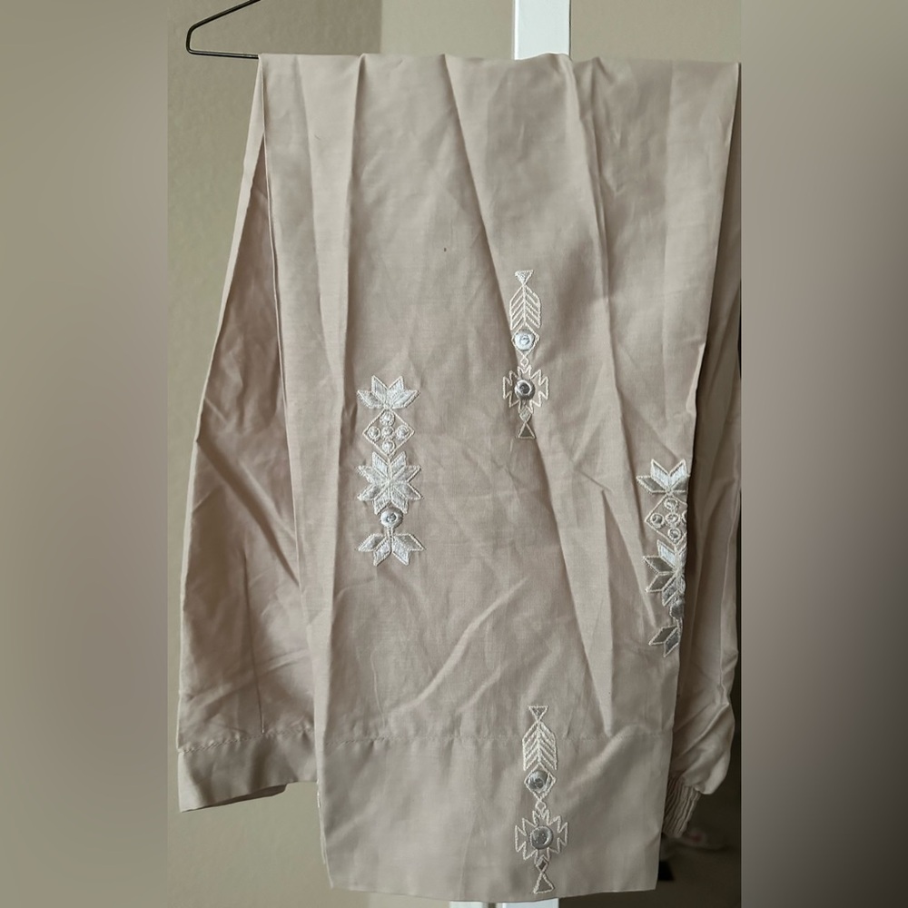 Beige trouser pants cotton limelight